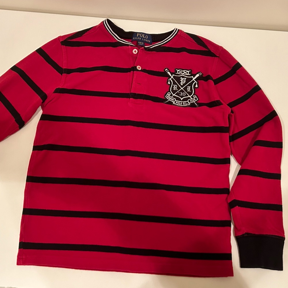 Ralph Lauren boys long, sleeved shirt size medium (10-12)
